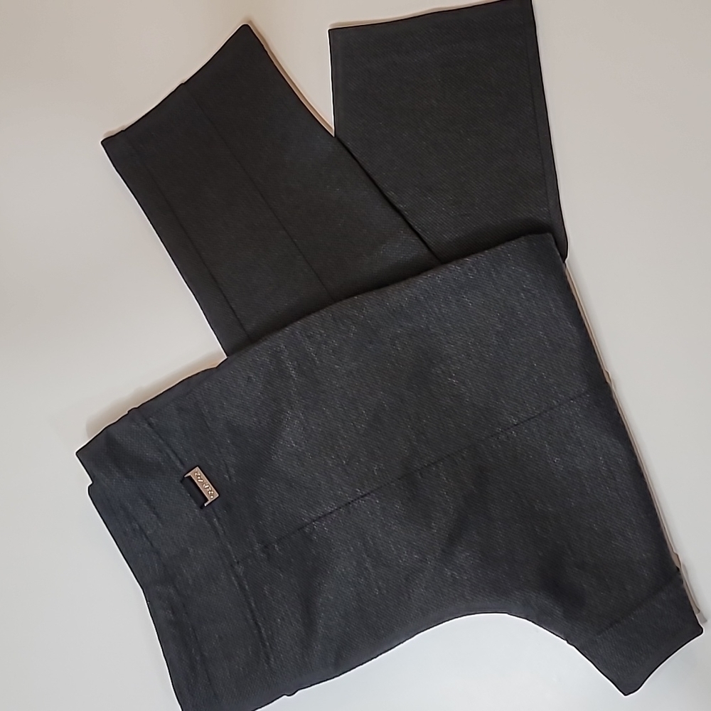 CALVIN KLEIN Stretch Trousers Legging Style Office "Tweed" Look Spandex